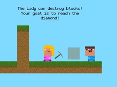 Game Lady And Nubik Build And Dig