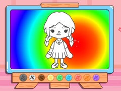 Game Coloring Book: Toca Boca Girl