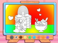 Game Coloring Book: Unicorn Chef
