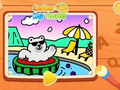 Game Color By Code: Polar Bear