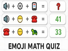 Game Emoji Math Quiz