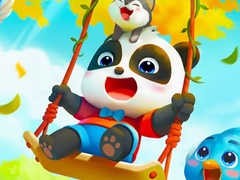 Game Jigsaw Puzzle: Baby Panda Autumn Picnic Friends