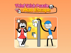 Game Thief Stick Puzzle: Man Escape