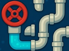 Game Pipes Flood Puzzle