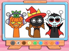 Game Coloring Book: Incredibox Sprunki Halloween