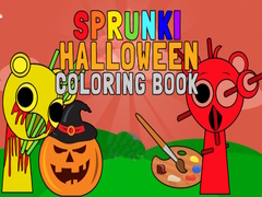 Game Sprunki Halloween Coloring Book