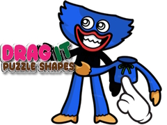 Game Drag it Puzzle Shapes