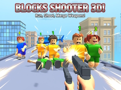 Game Blocks Shooter 3D! Run, Shoot, Merge Weapons!