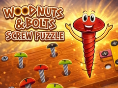 Game Wood Nuts and Bolts Screw Puzzle
