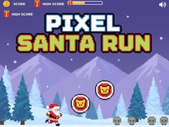 Game Pixel Santa Run