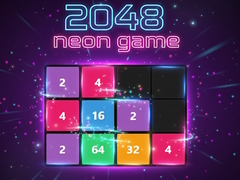 Game 2048 neon game