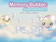 Game Memory Bubble: Japanese Kana