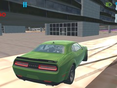 Game Hustle in a Wildcat Dodge Challenger