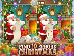 Game Find 10 Errors Christmas
