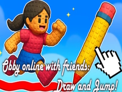 Game Obby online with friends: Draw and Jump!