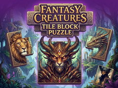 Game Fantasy Creatures Tile Block Puzzle