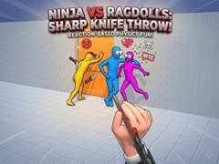Game Ninja vs Ragdolls: Sharp Knife Throw!