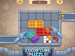 Game Color Cube Puzzle
