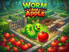 Game Worm and Apple