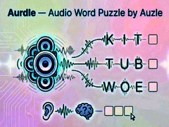 Game Aurdle — Audio Word Puzzle by Auzle