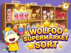 Game Wolfoo Supermarket Sort
