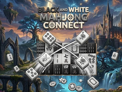 Game Black and White Mahjong Connect