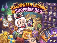 Game Halloween Labubu Surprise Bag