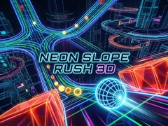 Game Neon Slope Rush 3D