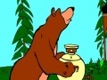 Game Masha and the Bear: The tea from a samovar